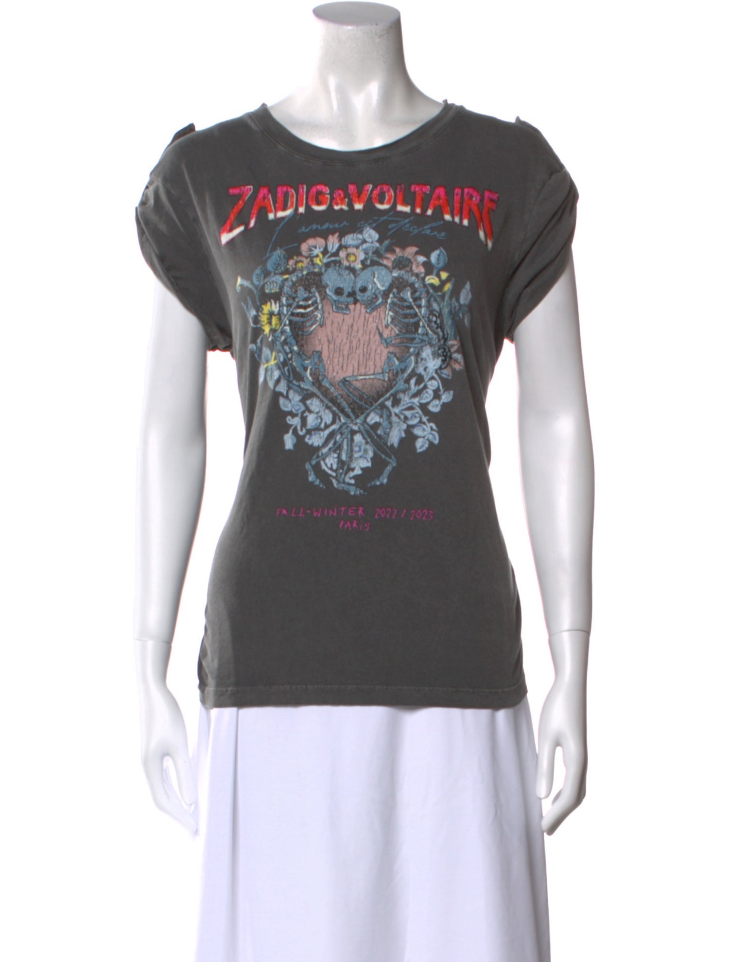 Zadig & Voltaire Graphic Print Crew Neck T-Shirt