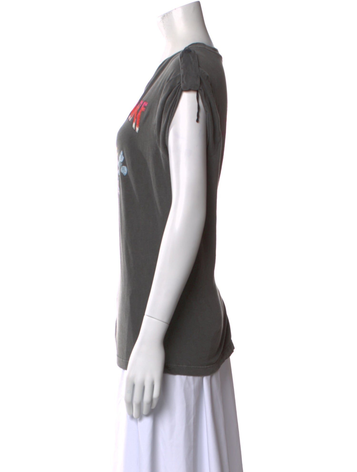 Zadig & Voltaire Graphic Print Crew Neck T-Shirt