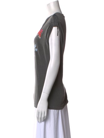 Zadig & Voltaire Graphic Print Crew Neck T-Shirt