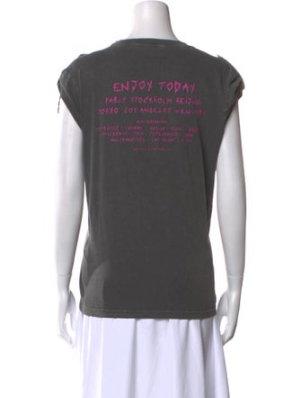 Zadig & Voltaire Graphic Print Crew Neck T-Shirt