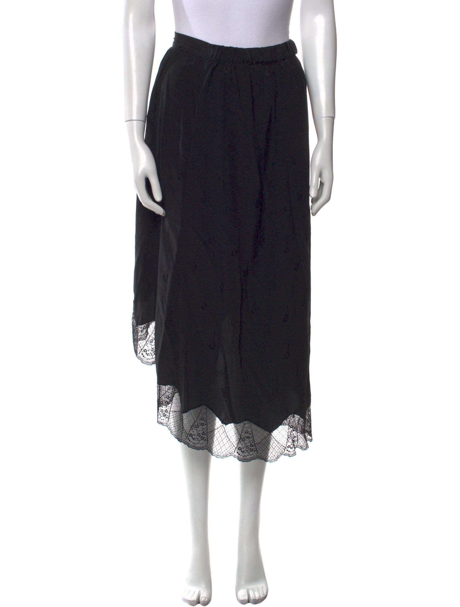 Zadig & Voltaire Silk Midi Length Skirt