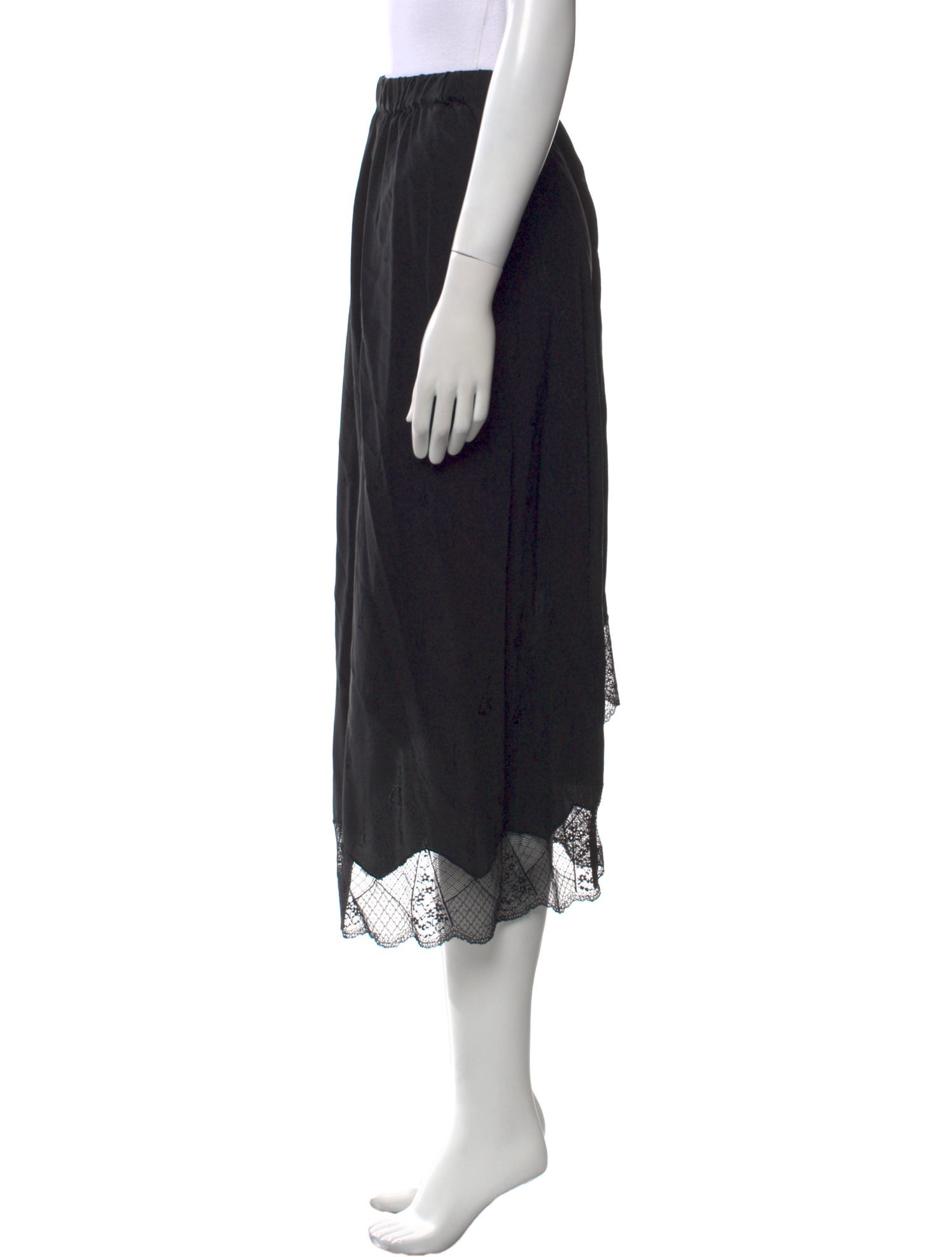 Zadig & Voltaire Silk Midi Length Skirt