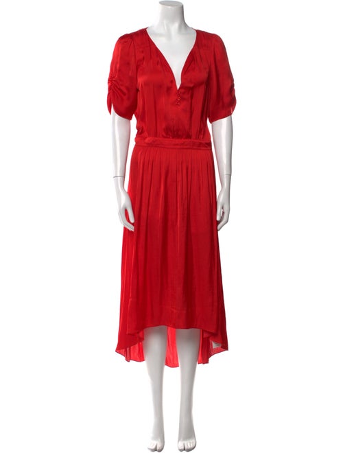 Zadig & Voltaire V-Neck Long Dress