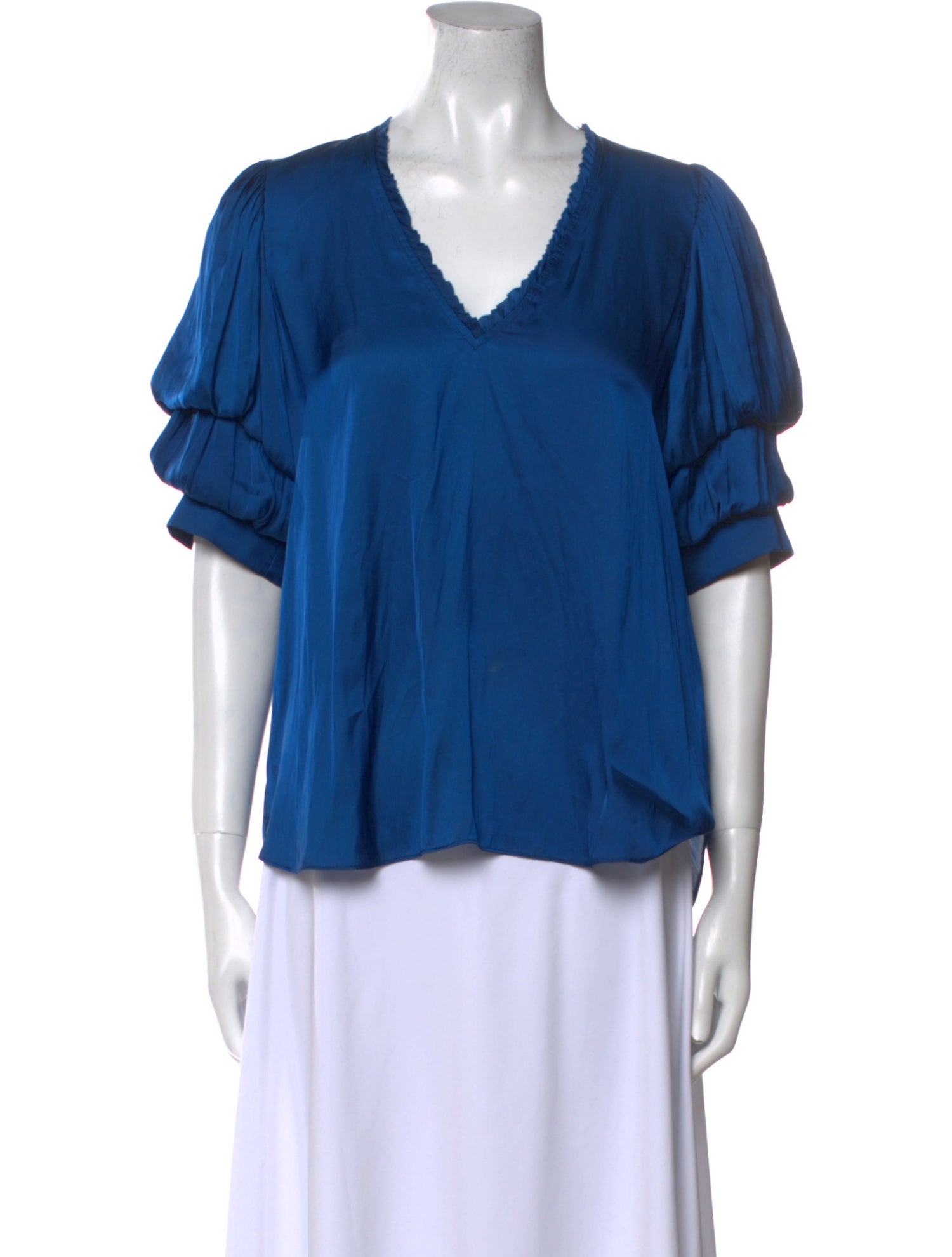 Zadig & Voltaire V-Neck Short Sleeve Blouse