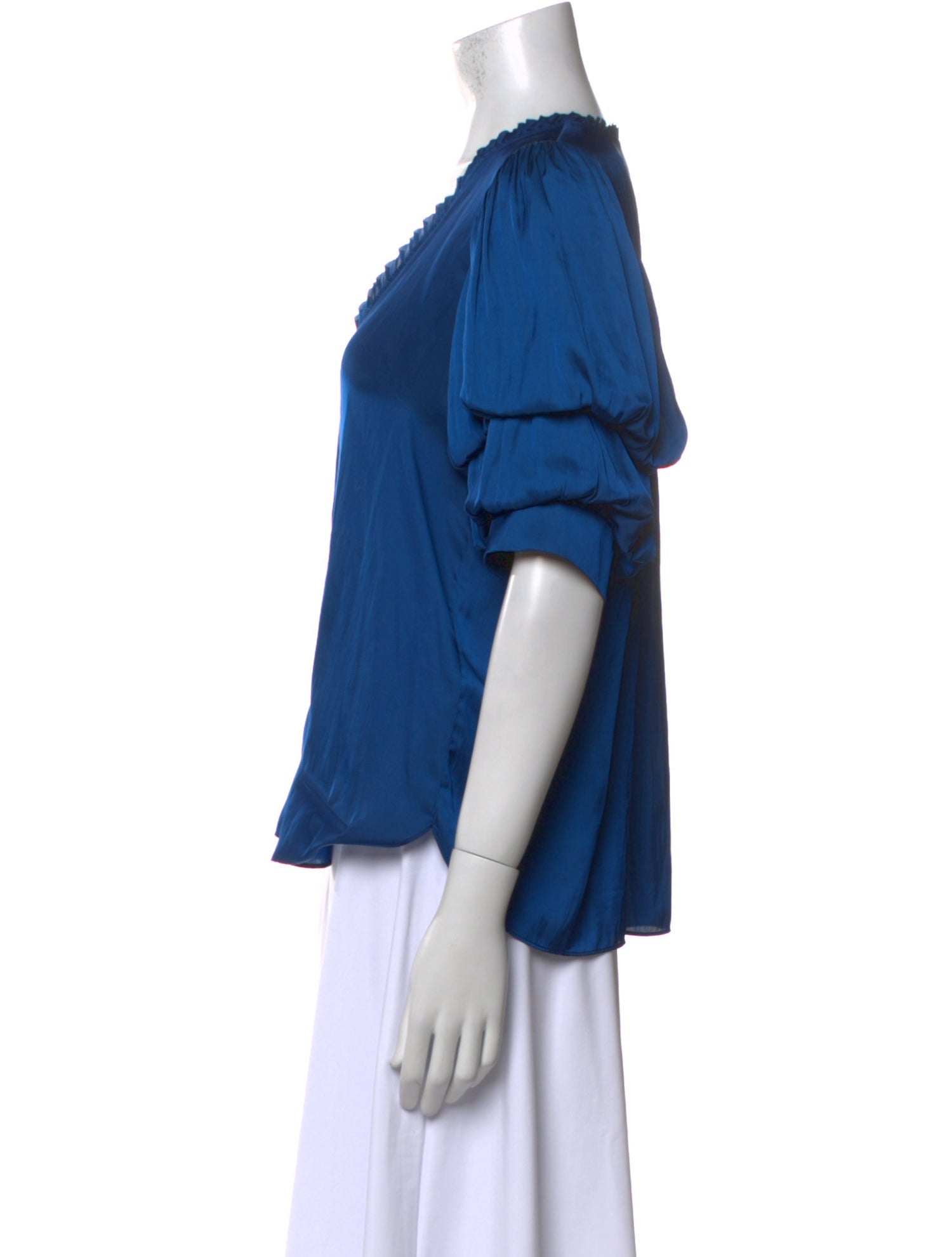 Zadig & Voltaire V-Neck Short Sleeve Blouse