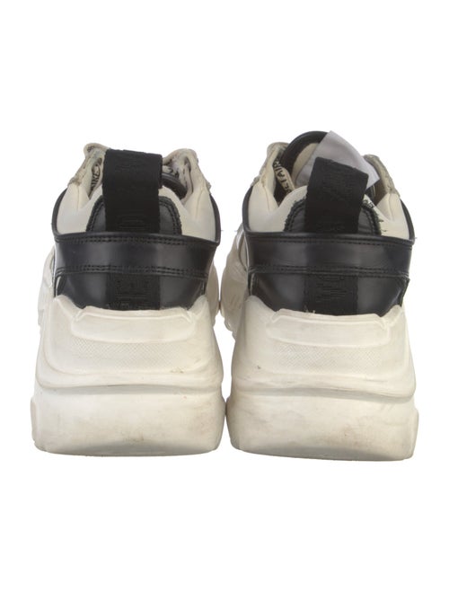 Zadig & Voltaire Leather Colorblock Pattern Chunky Sneakers