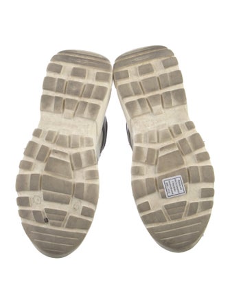 Zadig & Voltaire Leather Colorblock Pattern Chunky Sneakers