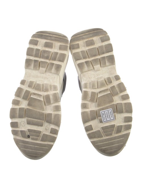 Zadig & Voltaire Leather Colorblock Pattern Chunky Sneakers