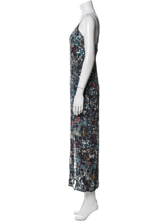Zadig & Voltaire Floral Print Long Dress