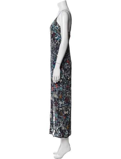 Zadig & Voltaire Floral Print Long Dress