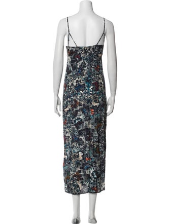 Zadig & Voltaire Floral Print Long Dress