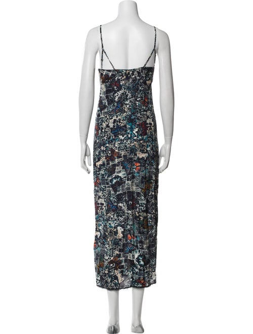 Zadig & Voltaire Floral Print Long Dress