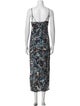 Zadig & Voltaire Floral Print Long Dress