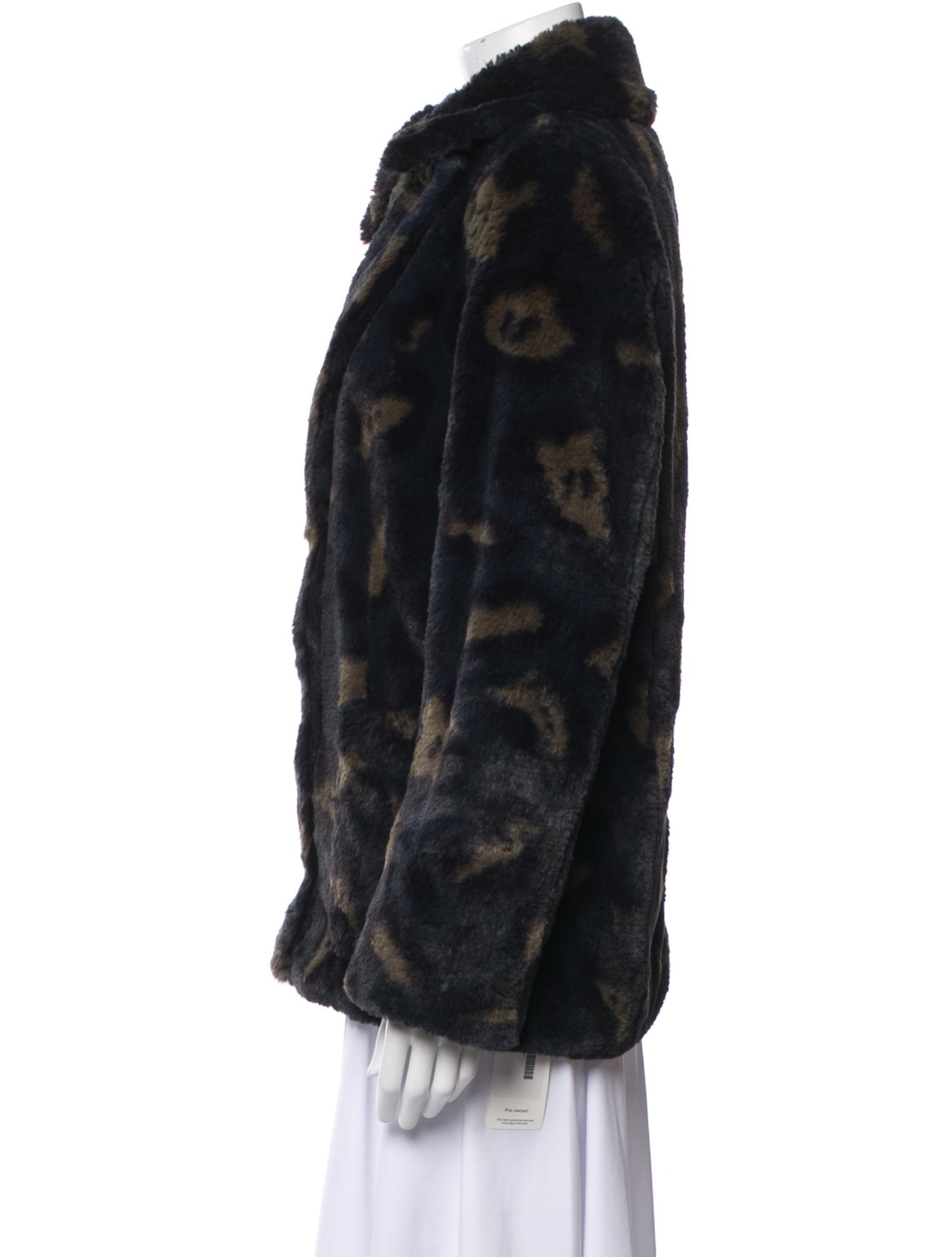 Zadig & Voltaire Printed Faux Fur Jacket