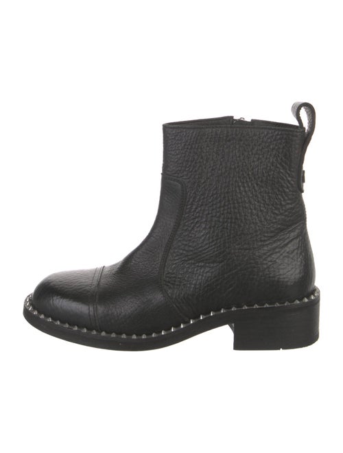 Zadig & Voltaire Leather Studded Accents Chelsea Boots