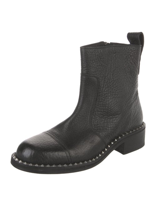 Zadig & Voltaire Leather Studded Accents Chelsea Boots