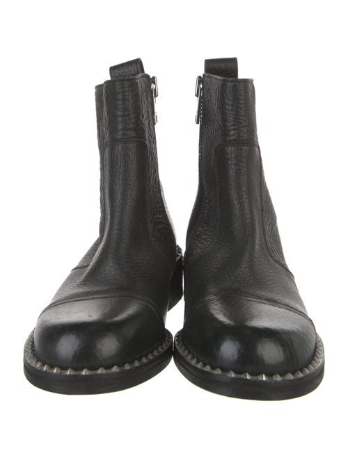 Zadig & Voltaire Leather Studded Accents Chelsea Boots