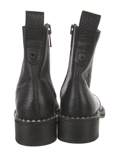 Zadig & Voltaire Leather Studded Accents Chelsea Boots