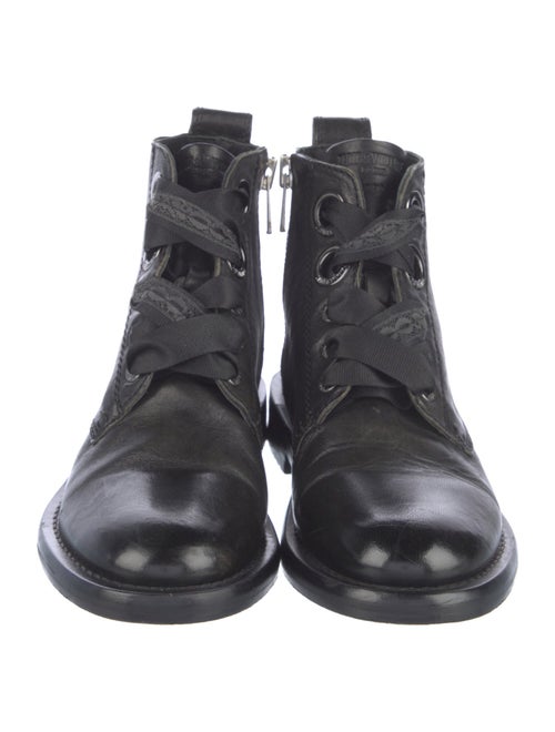 Zadig & Voltaire Leather Combat Boots