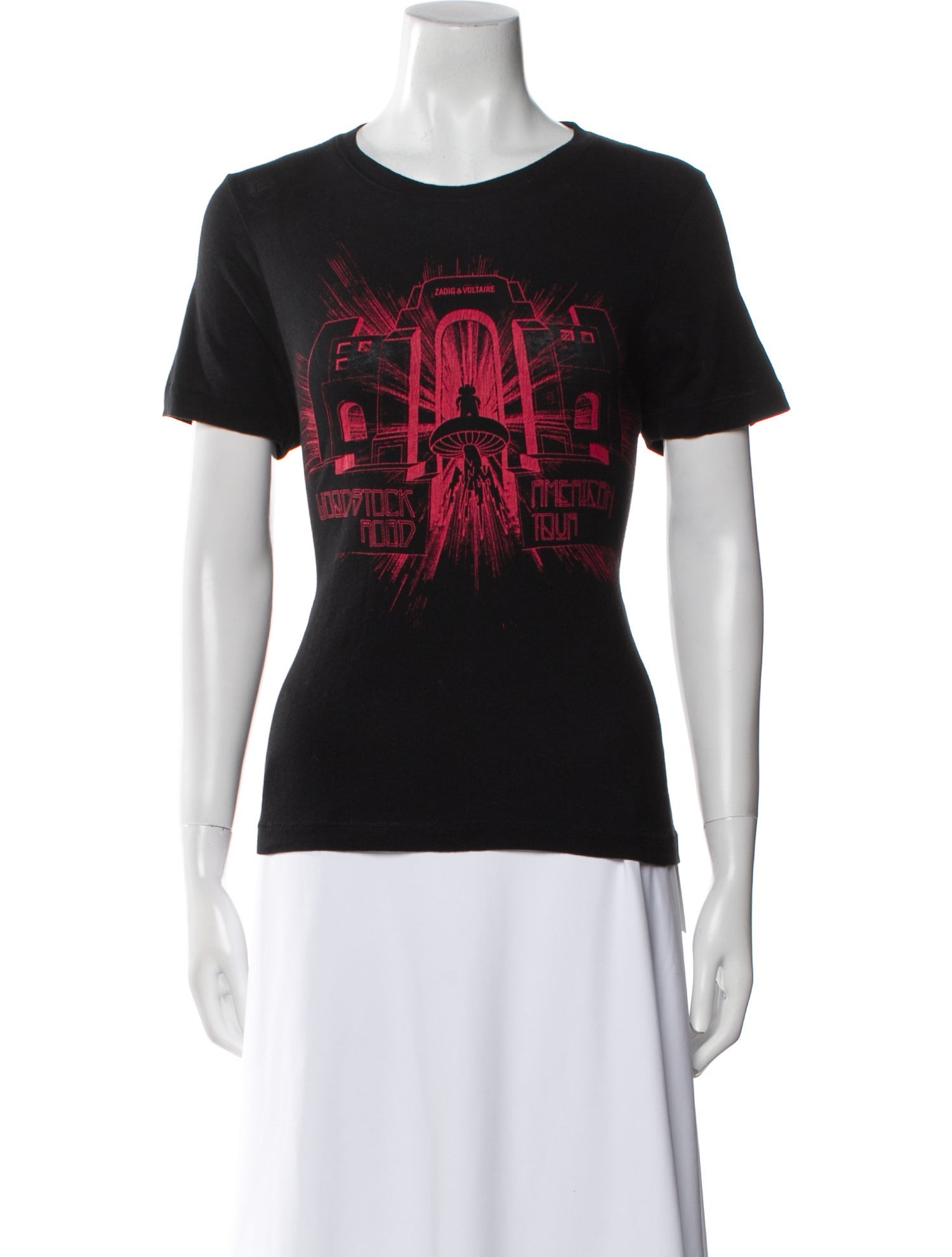 Zadig & Voltaire Graphic Print Crew Neck T-Shirt