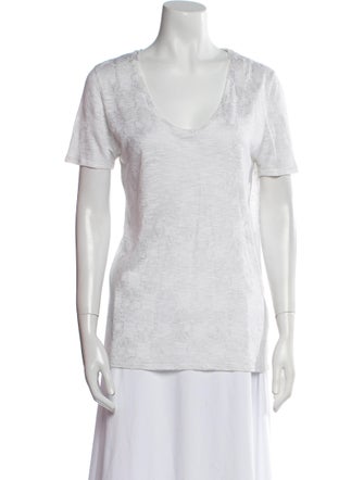 Zadig & Voltaire Scoop Neck Short Sleeve T-Shirt