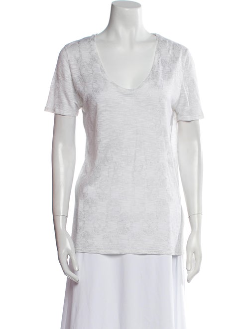 Zadig & Voltaire Scoop Neck Short Sleeve T-Shirt
