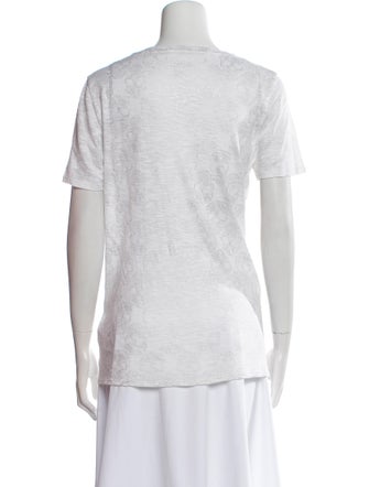 Zadig & Voltaire Scoop Neck Short Sleeve T-Shirt