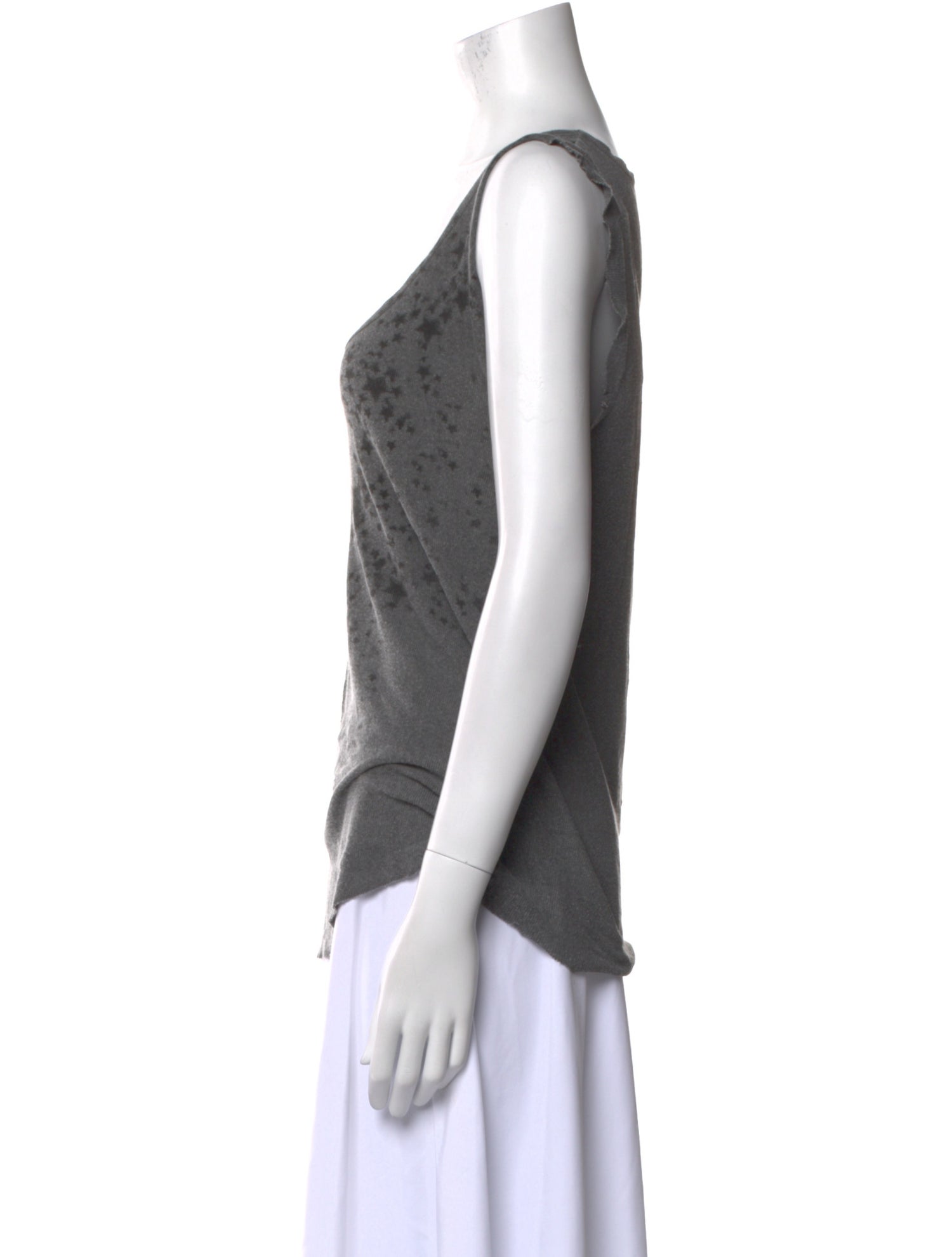 Zadig & Voltaire Printed Scoop Neck Top