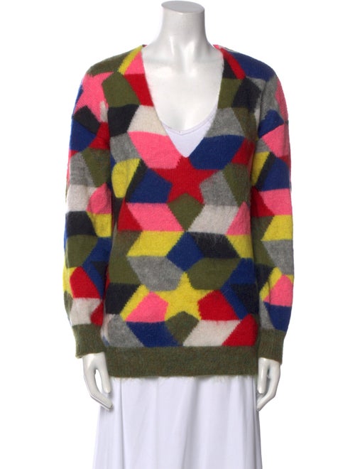 Zadig & Voltaire Printed V-Neck Sweater