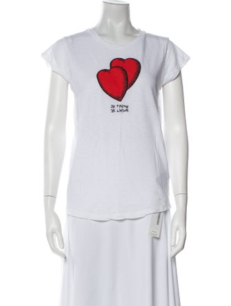 Zadig & Voltaire Graphic Print Crew Neck T-Shirt