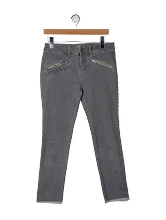Zadig & Voltaire Mid-Rise Straight Leg Jeans
