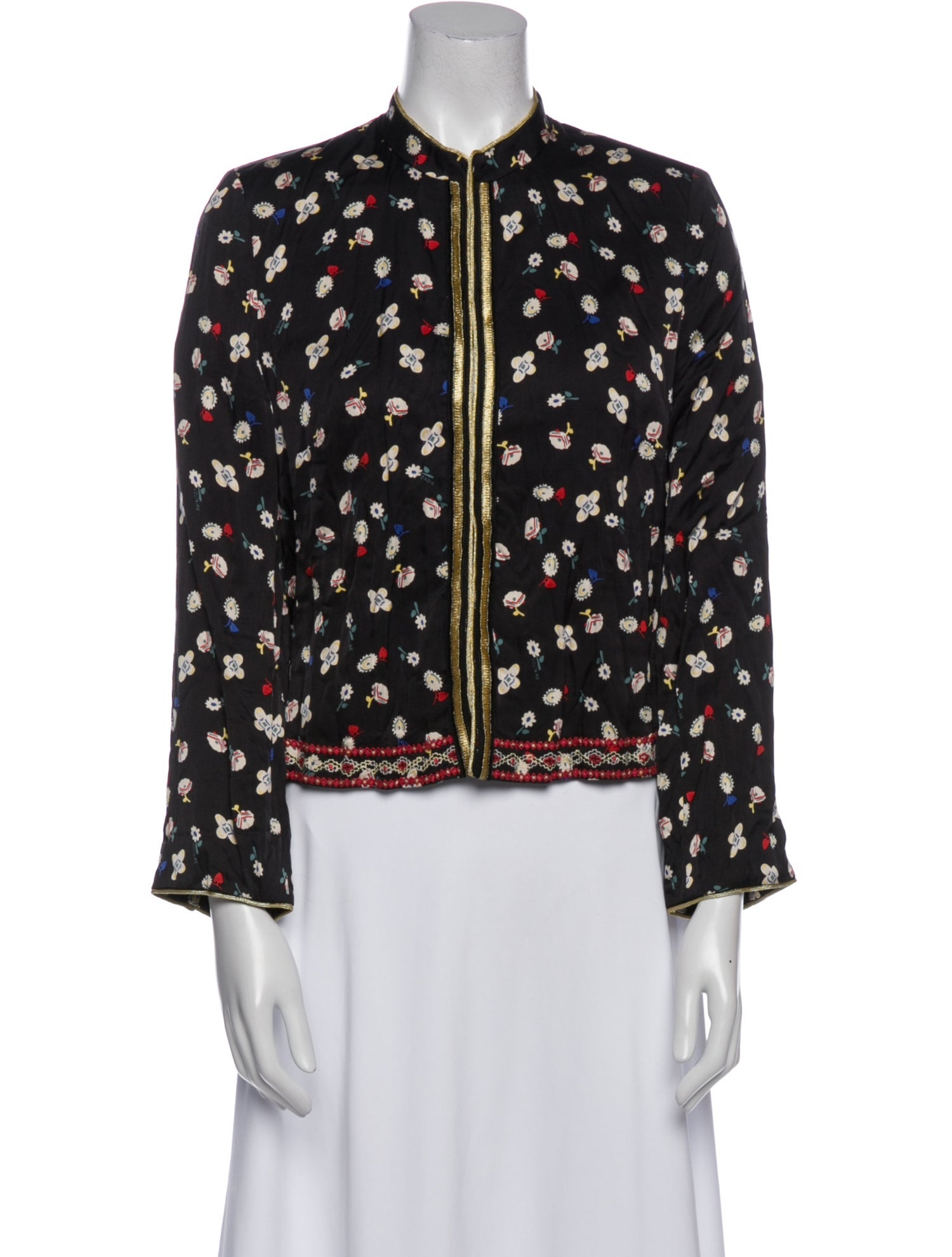 Zadig & Voltaire Floral Print Evening Jacket
