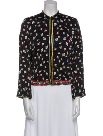 Zadig & Voltaire Floral Print Evening Jacket