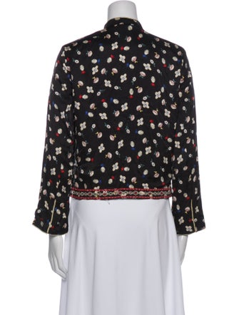 Zadig & Voltaire Floral Print Evening Jacket