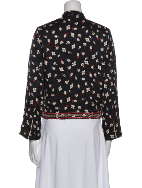 Zadig & Voltaire Floral Print Evening Jacket