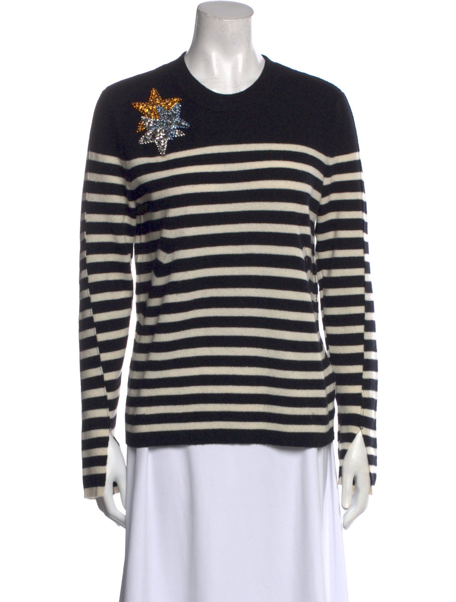 Zadig & Voltaire Merino Wool Striped Sweatshirt