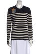 Zadig & Voltaire Merino Wool Striped Sweatshirt