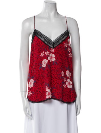 Zadig & Voltaire Silk Floral Print Blouse