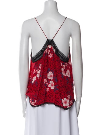 Zadig & Voltaire Silk Floral Print Blouse
