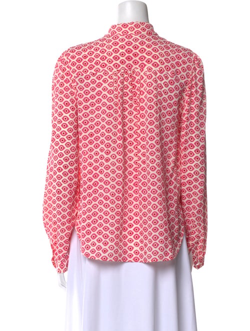 Zadig & Voltaire Printed Mock Neck Blouse