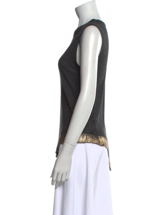 Zadig & Voltaire Crew Neck Sleeveless Top