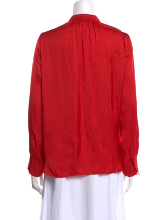 Zadig & Voltaire V-Neck Long Sleeve Blouse