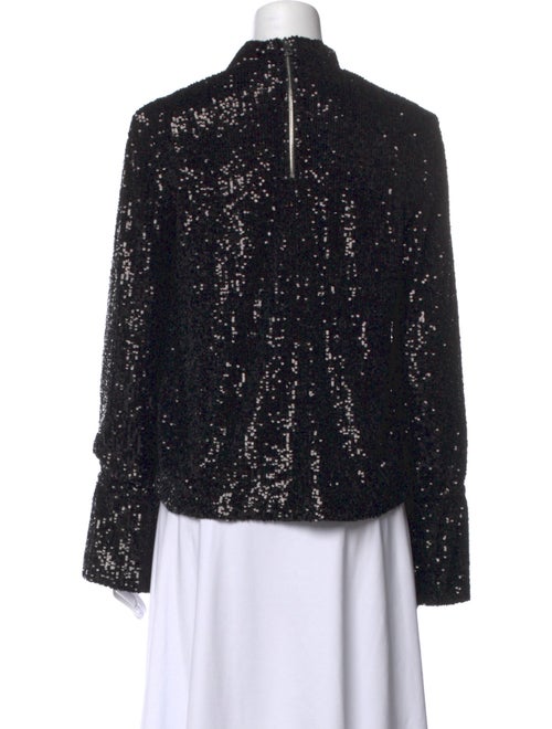 Zadig & Voltaire Patterned Mock Neck Blouse