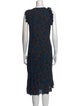 Zadig & Voltaire Printed Midi Length Dress