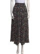 Zadig & Voltaire Floral Print Midi Length Skirt