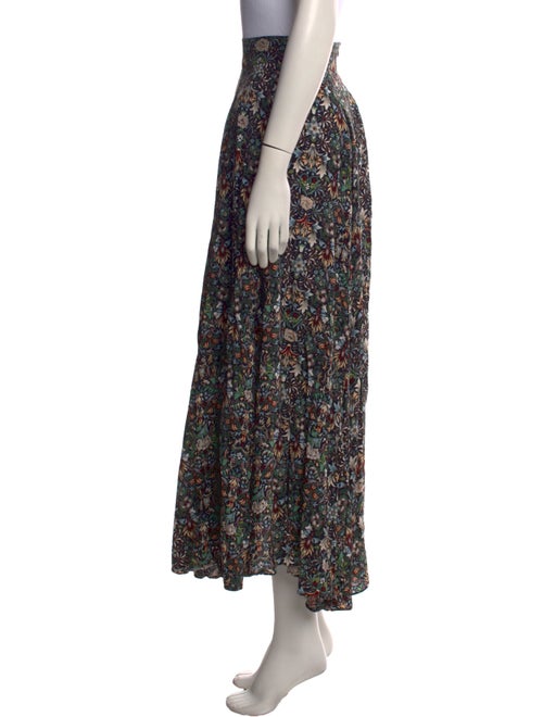 Zadig & Voltaire Floral Print Midi Length Skirt