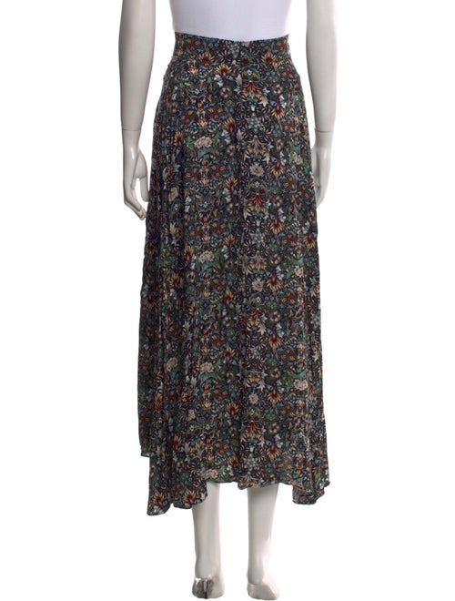 Zadig & Voltaire Floral Print Midi Length Skirt