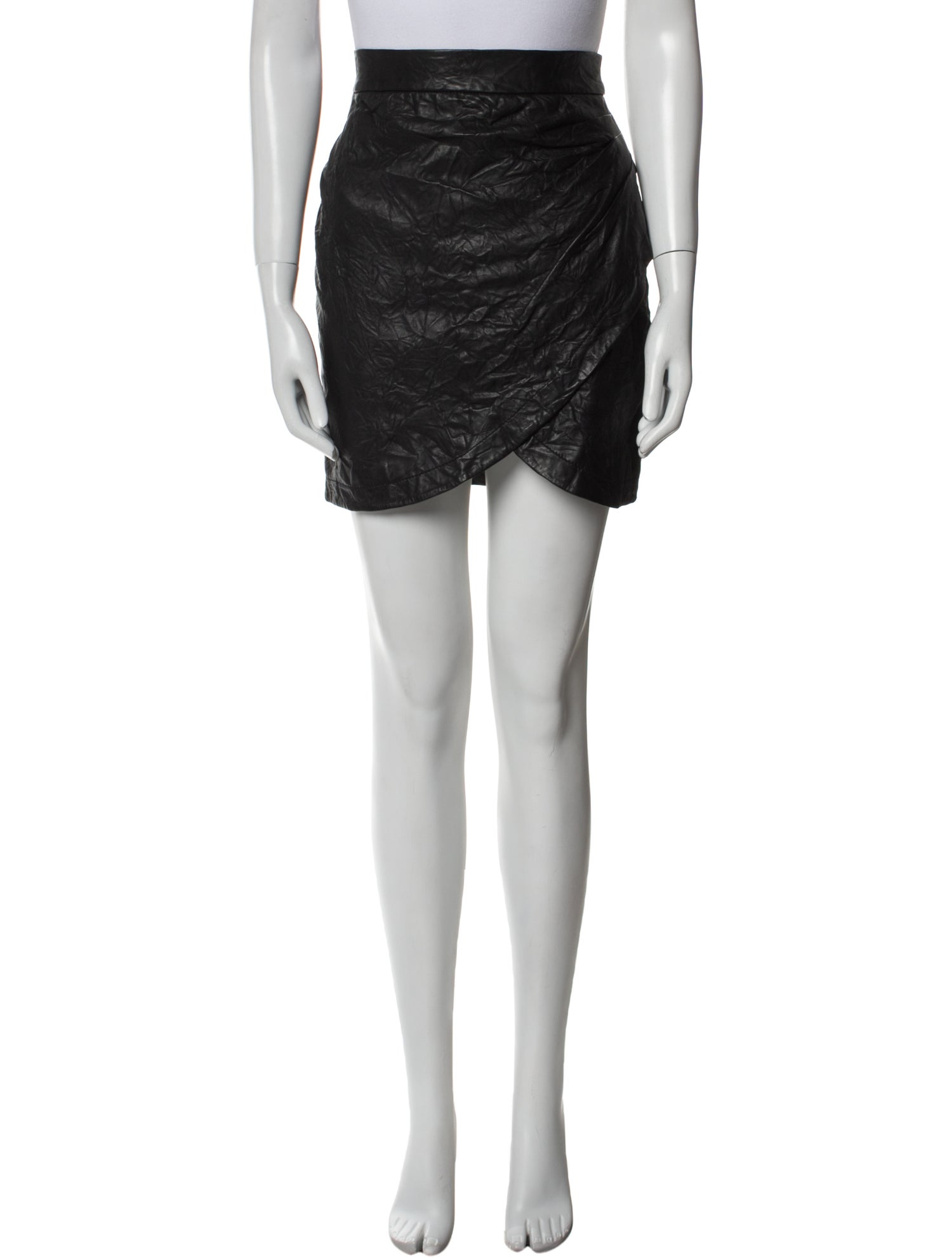 Zadig & Voltaire Lamb Leather Mini Skirt w/ Tags