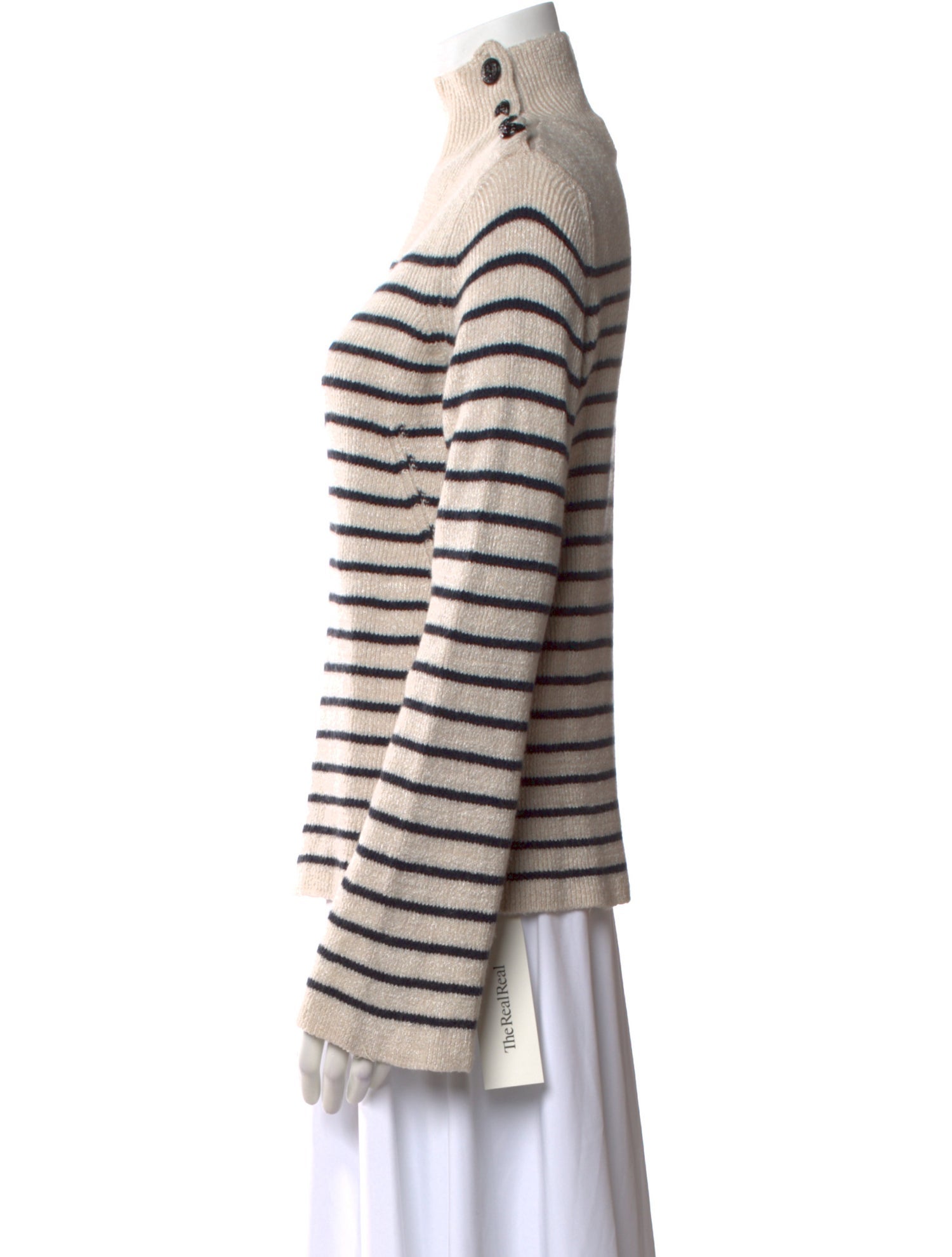 Zadig & Voltaire Striped Turtleneck Sweater