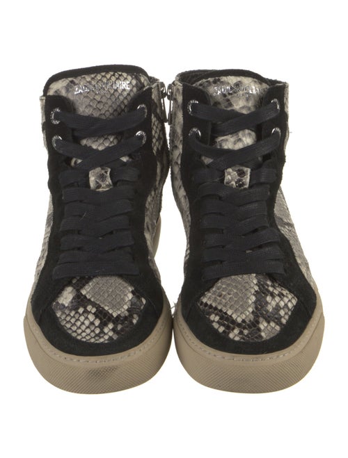 Zadig & Voltaire Snakeskin Animal Print Sneakers